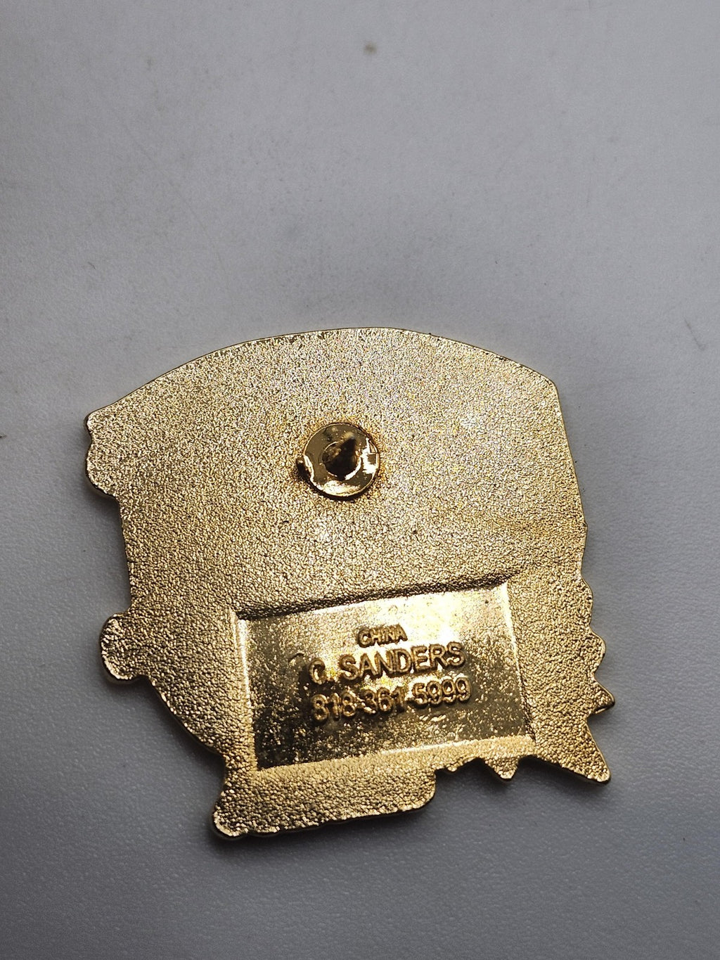 Amaranth Fights Diabetes Cat Lapel Pin Enamel Boxing Gloves Gold Tone Awareness