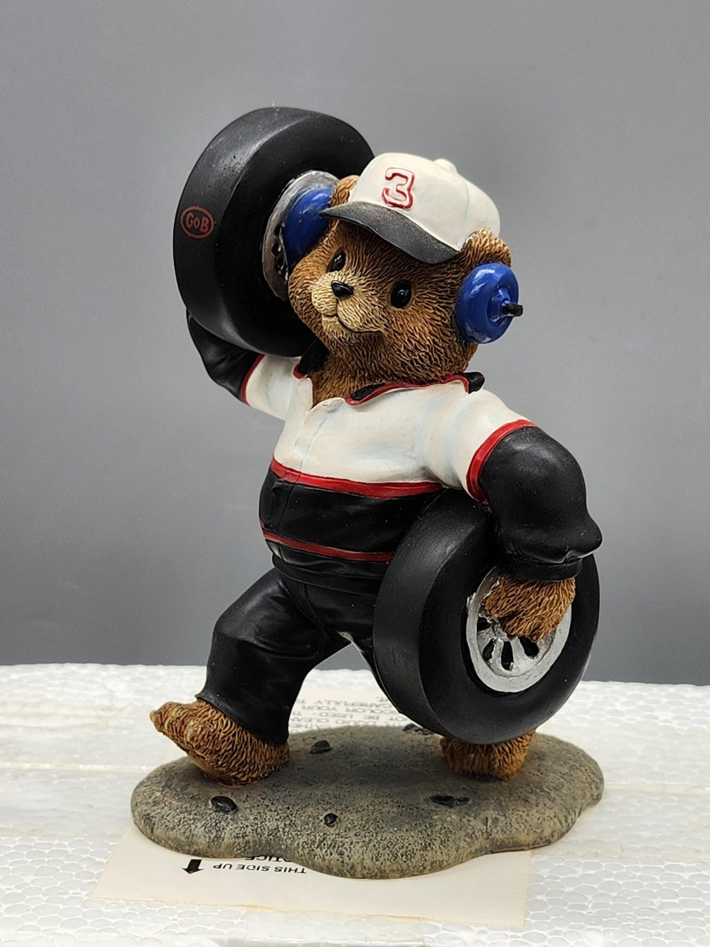 Vintage Motorsport Editions Good Ole Bears Double Duty Resin Figurine Pit Crew