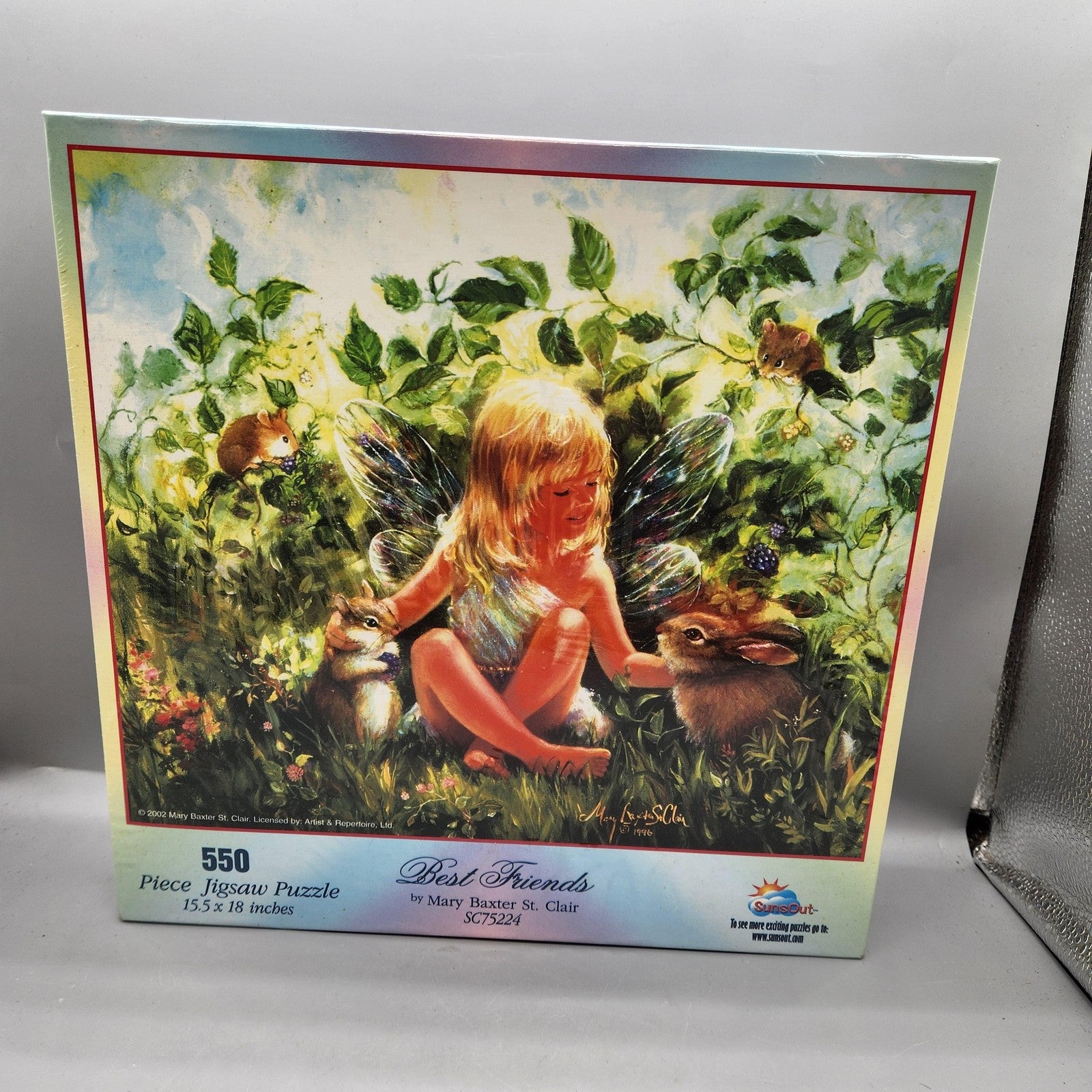 Vintage SunsOut Best Friends Fairy Jigsaw Puzzle 550 Piece 15.5x18 Colorful