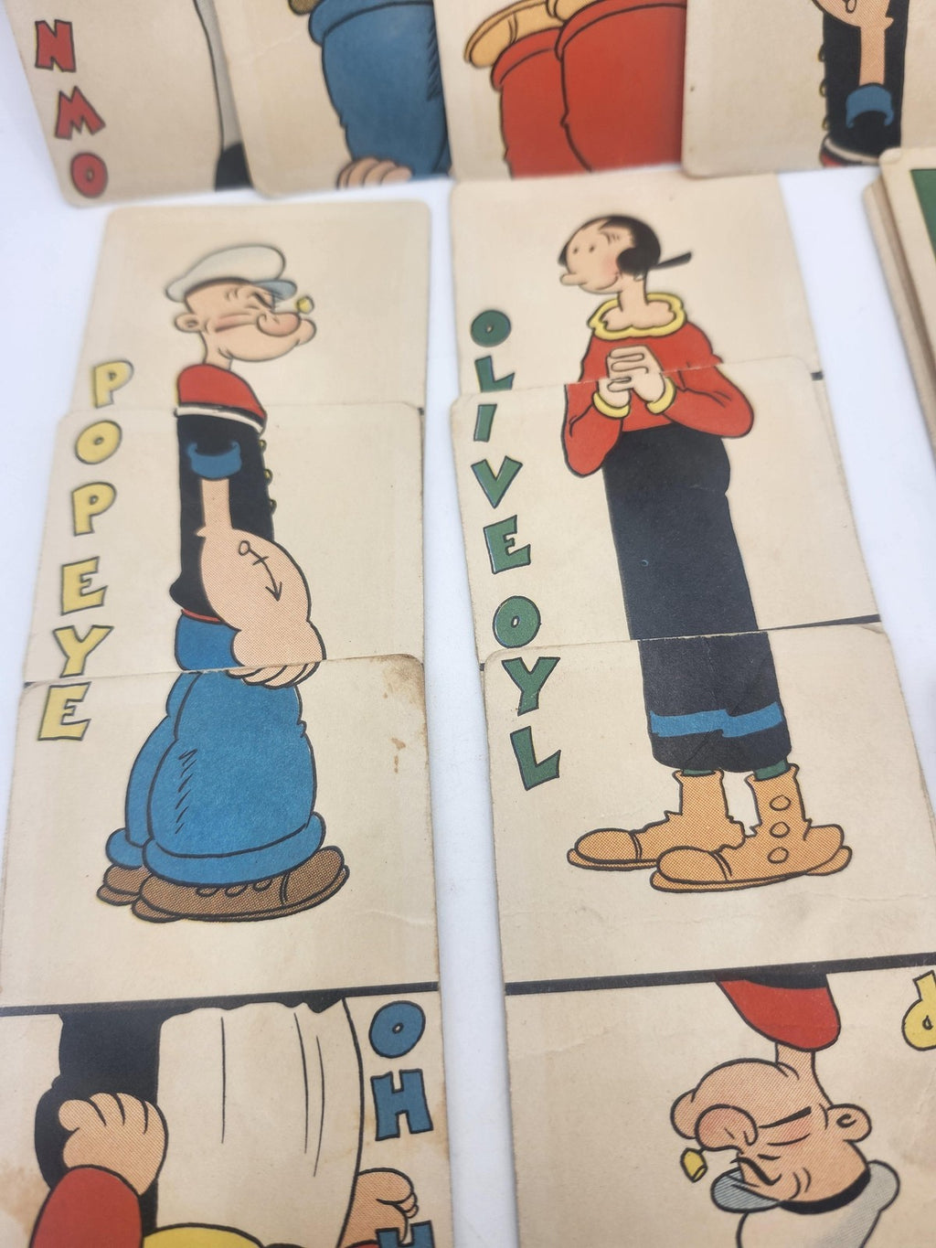 Vintage 1934 Whitman Popeye Scooner Card Game Playing Cards Set USA Olive Oyl