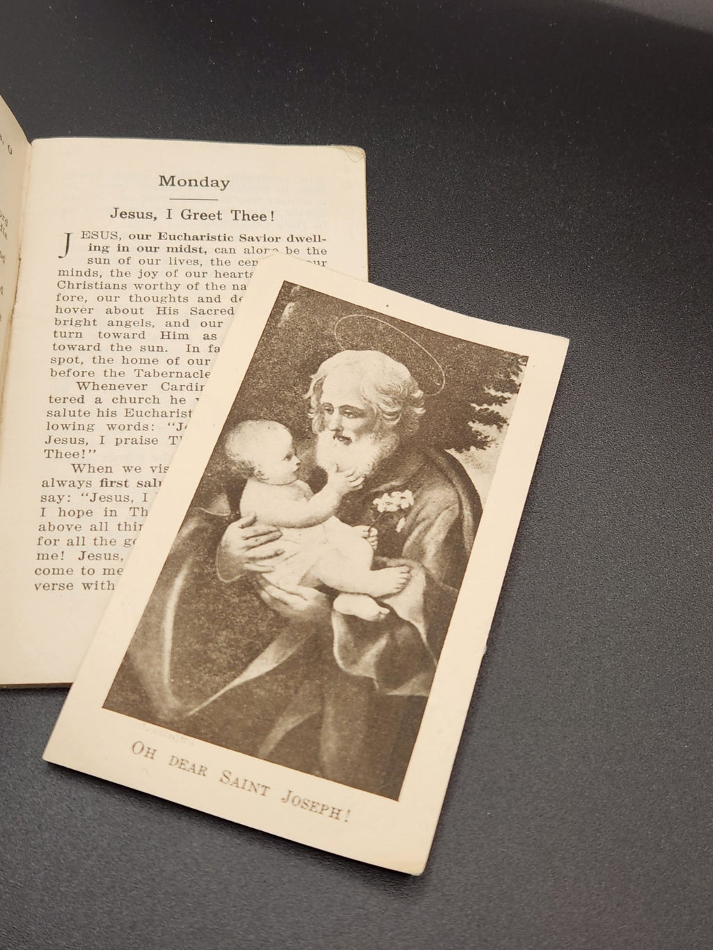 1930 My Daily Visit Catholic Prayer Book Pocket Devotional Benedictine Convent