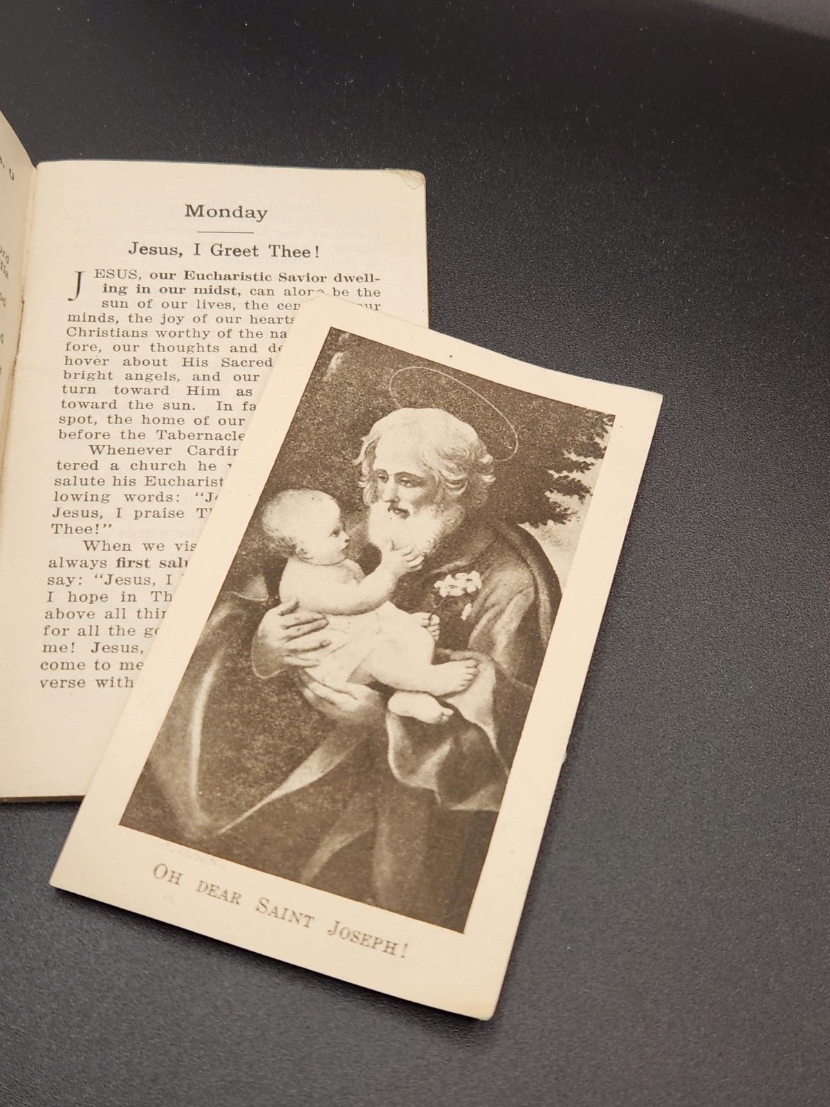 1930 My Daily Visit Catholic Prayer Book Pocket Devotional Benedictine Convent