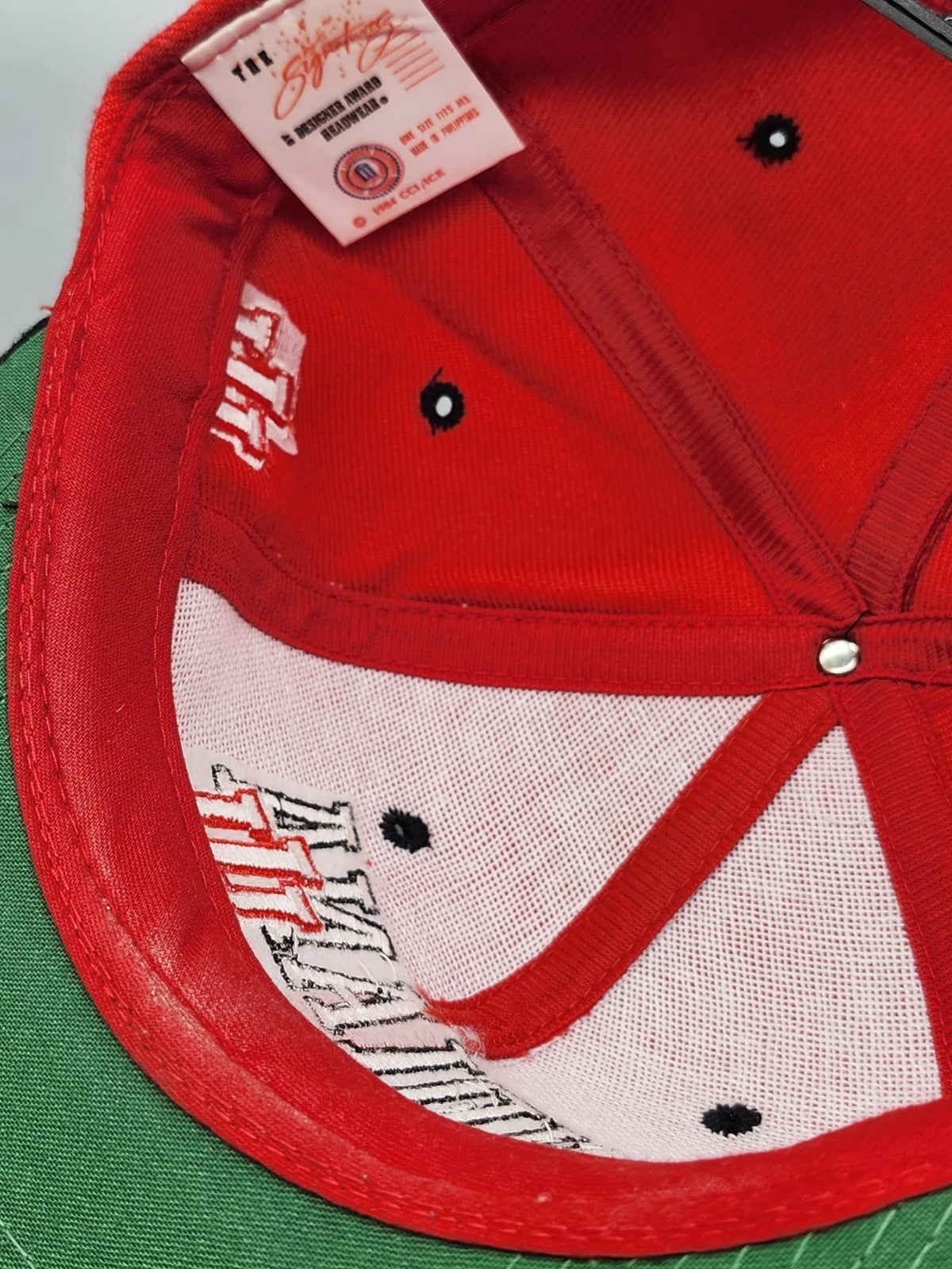 Vintage Indiana Hoosiers IU Script Snapback The Signature Designer Award Hat