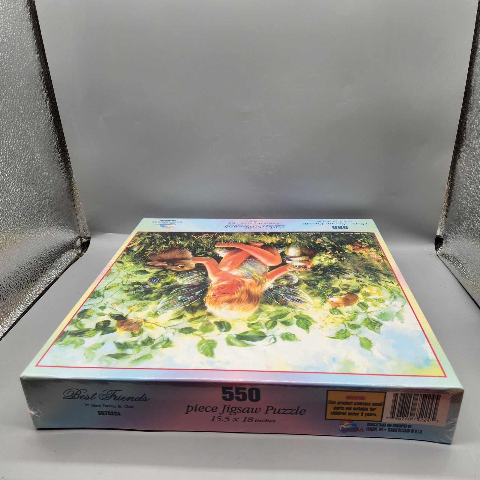 Vintage SunsOut Best Friends Fairy Jigsaw Puzzle 550 Piece 15.5x18 Colorful