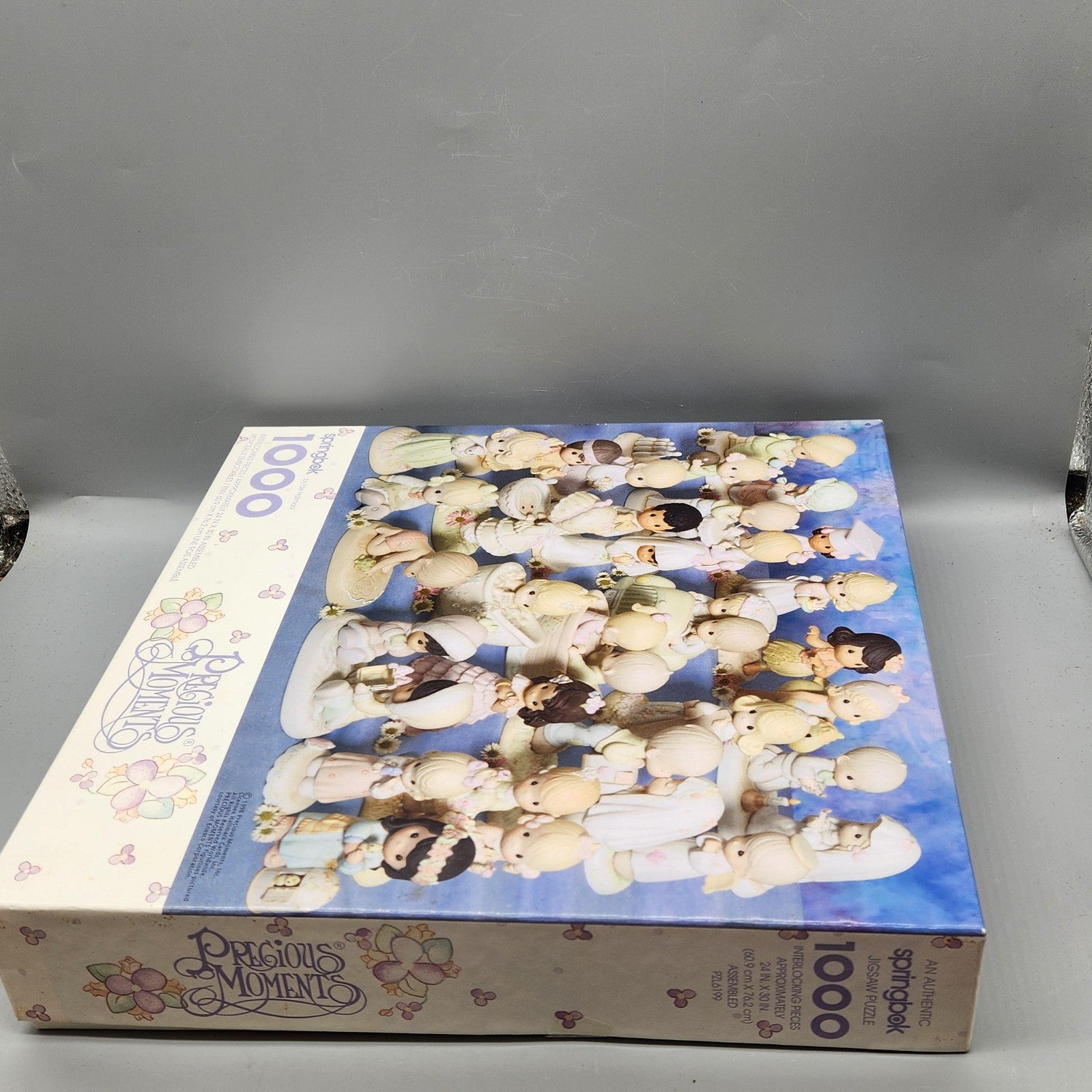 Vintage Springbok Precious Moments Figurines 1000pc Jigsaw Puzzle Multicolor