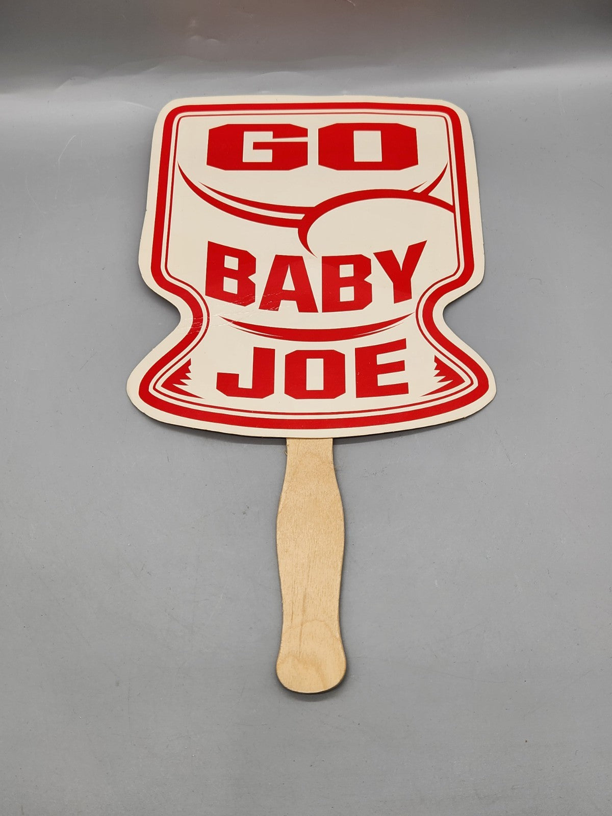 Vintage Go Baby Joe Buffalo WBUF 92.9 Chevrolet Promotional Hand Fan Advertising