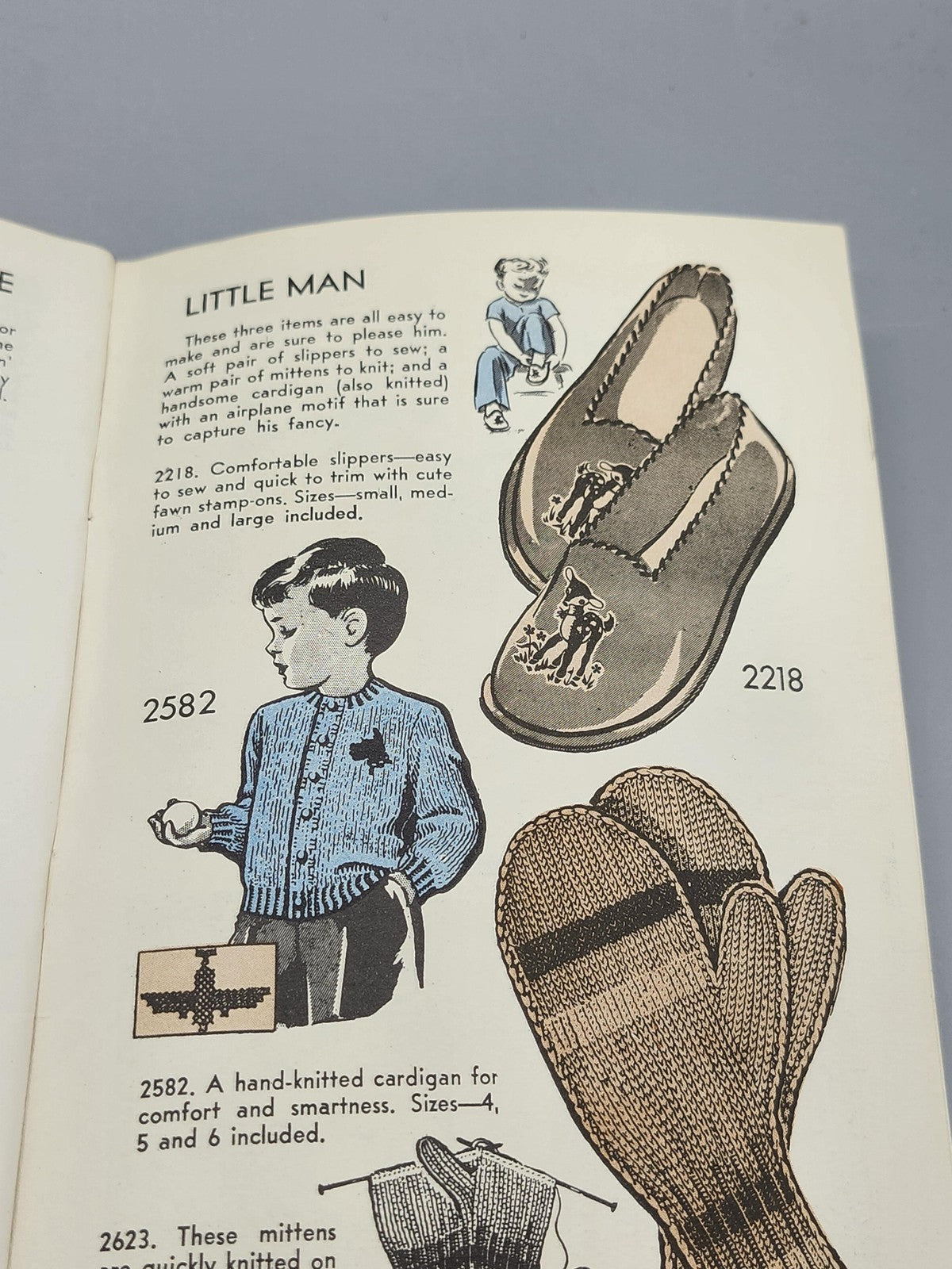 Vintage 1955 Needlework Album Buffalo Evening News PB Sewing Crochet Patterns