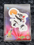 1997 Upper Deck Space Jam Cosmic Showdown CS18 Sylvester Die-Cut Sticker Card...
