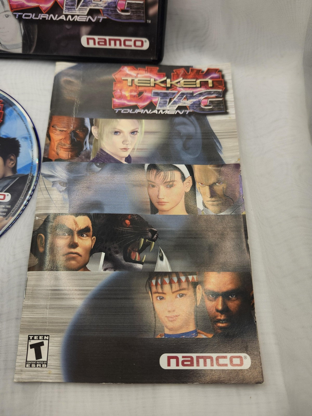Tekken Tag Tournament Sony PlayStation 2 PS2 Game Namco NTSC-U/C 2000 T Fighting