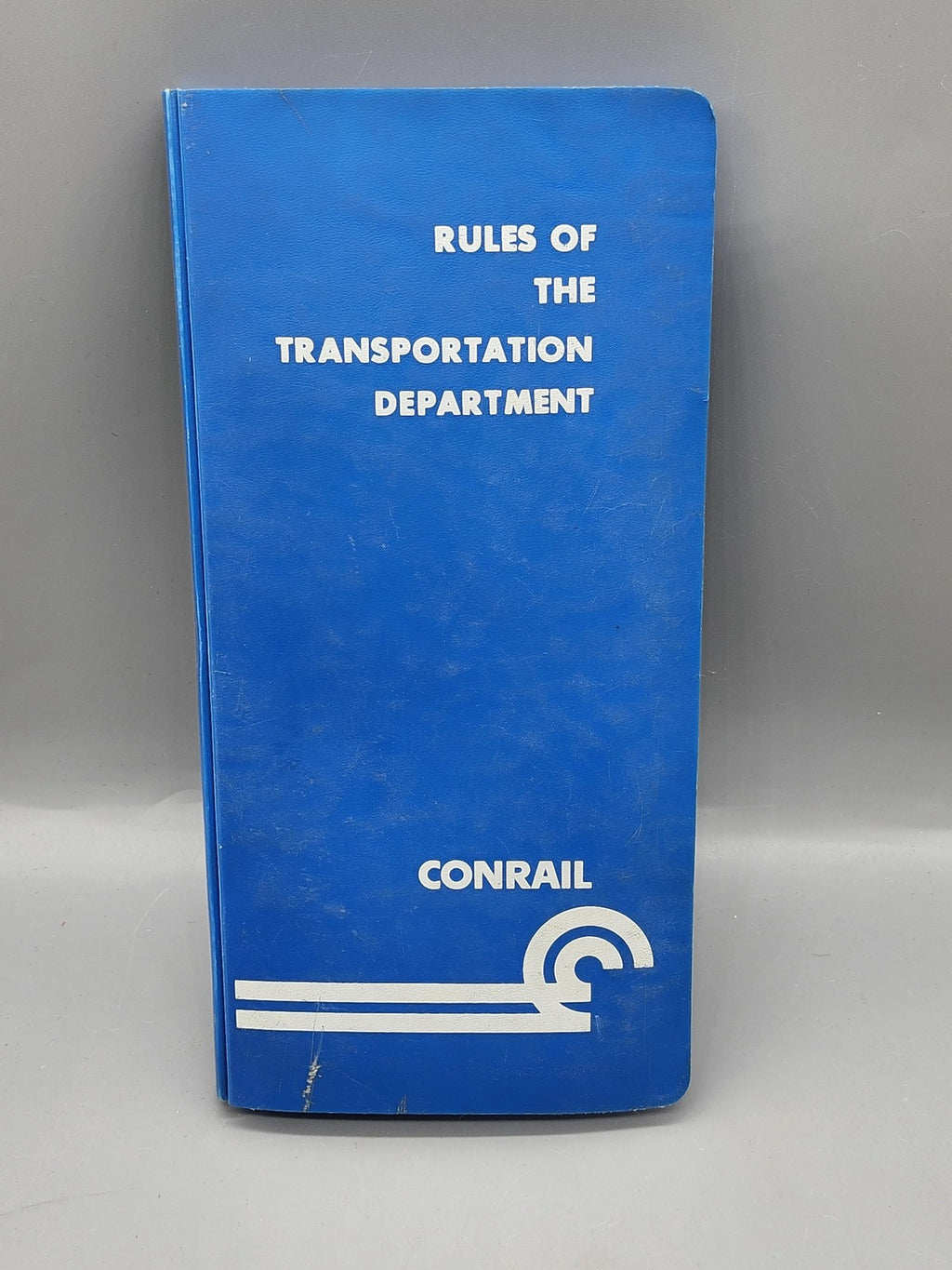 Vintage Conrail Transportation Department Rules Book Blue Binder 1987 Railroad