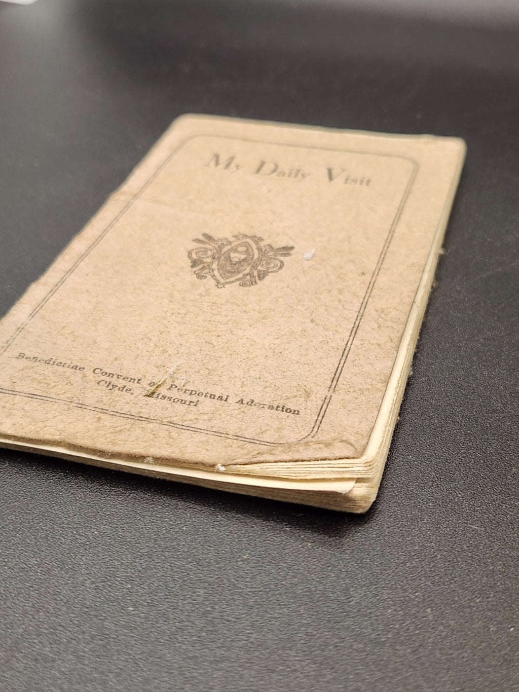 1930 My Daily Visit Catholic Prayer Book Pocket Devotional Benedictine Convent