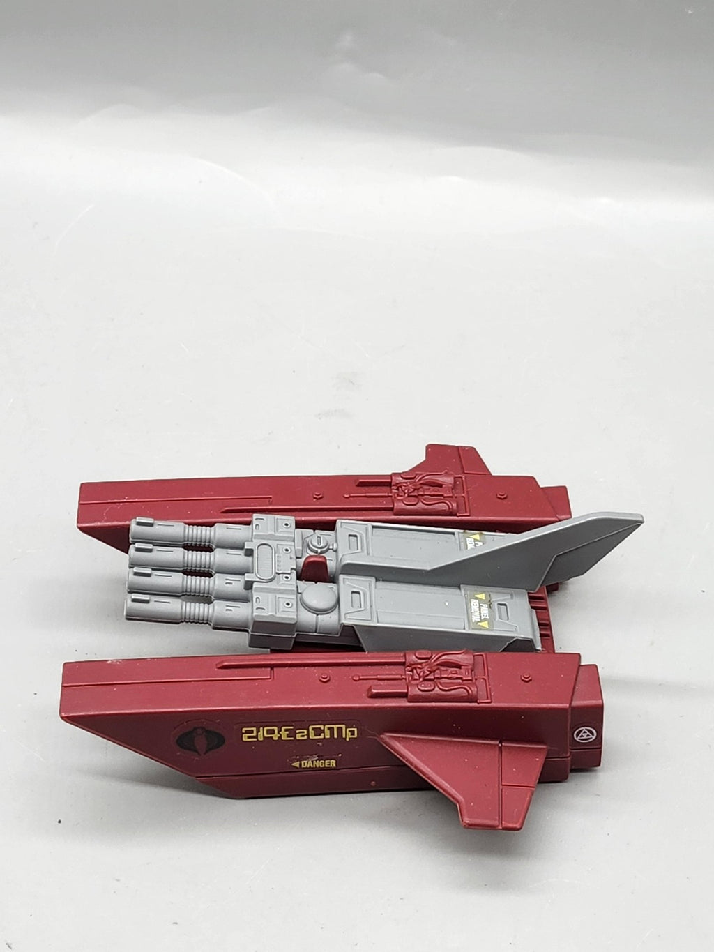 Vintage 1987 G.I. Joe Cobra Jet Pack Replacement Part Hasbro Red Plastic Loose