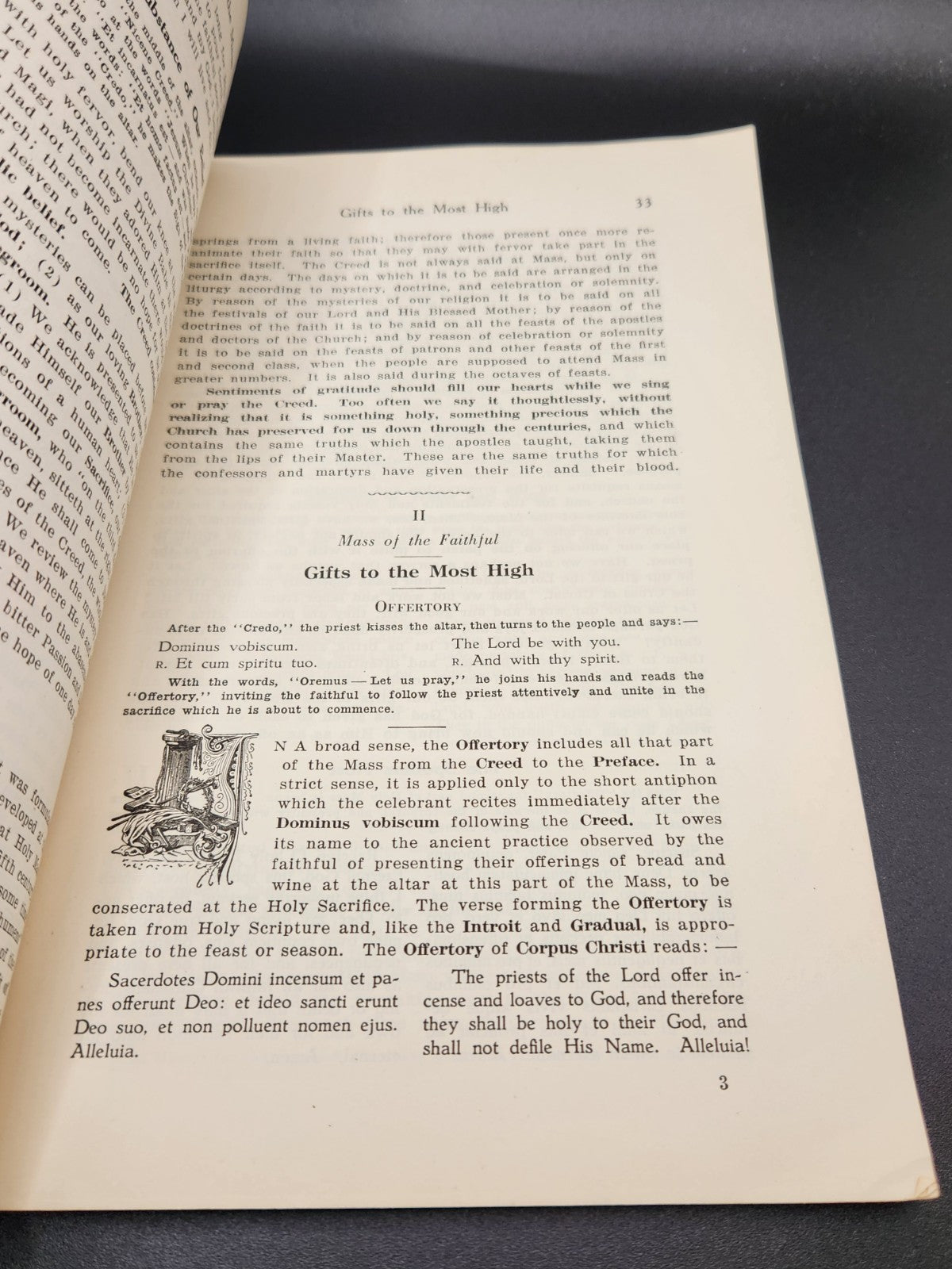 1936 The Treasures of the Mass 1st Edition Catholic Devotional Prayer Book...