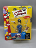 The Simpsons Officer Lou Interactive Figure Playmates 2001 Sealed WOS