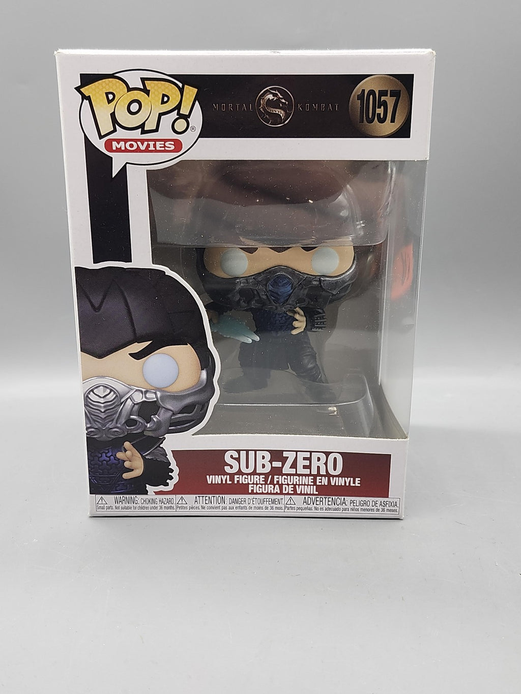 Funko Pop Movies Mortal Kombat Sub-Zero 1057 Vinyl Figure Black Collectible Toy