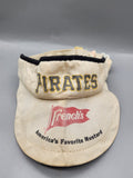 Vintage Pittsburgh Pirates French's Mustard Visor Hat MLB Promo Made In Hong...