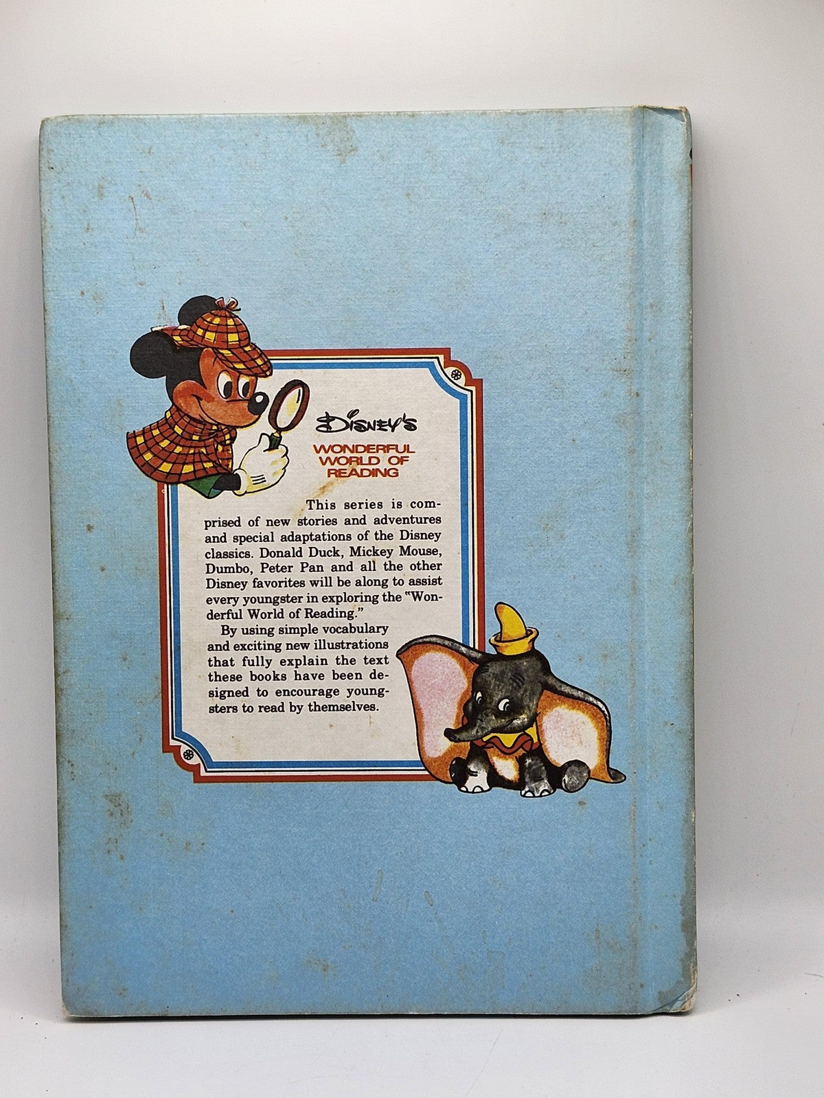 Vintage Pluto The Detective Walt Disney Random House Blue HC 1980 Kids Story
