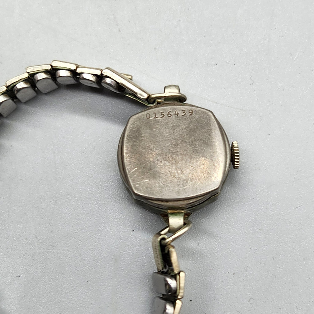 Vintage Westfield Womens Watch Silver Tone Champagne Dial Bracelet Swiss Box