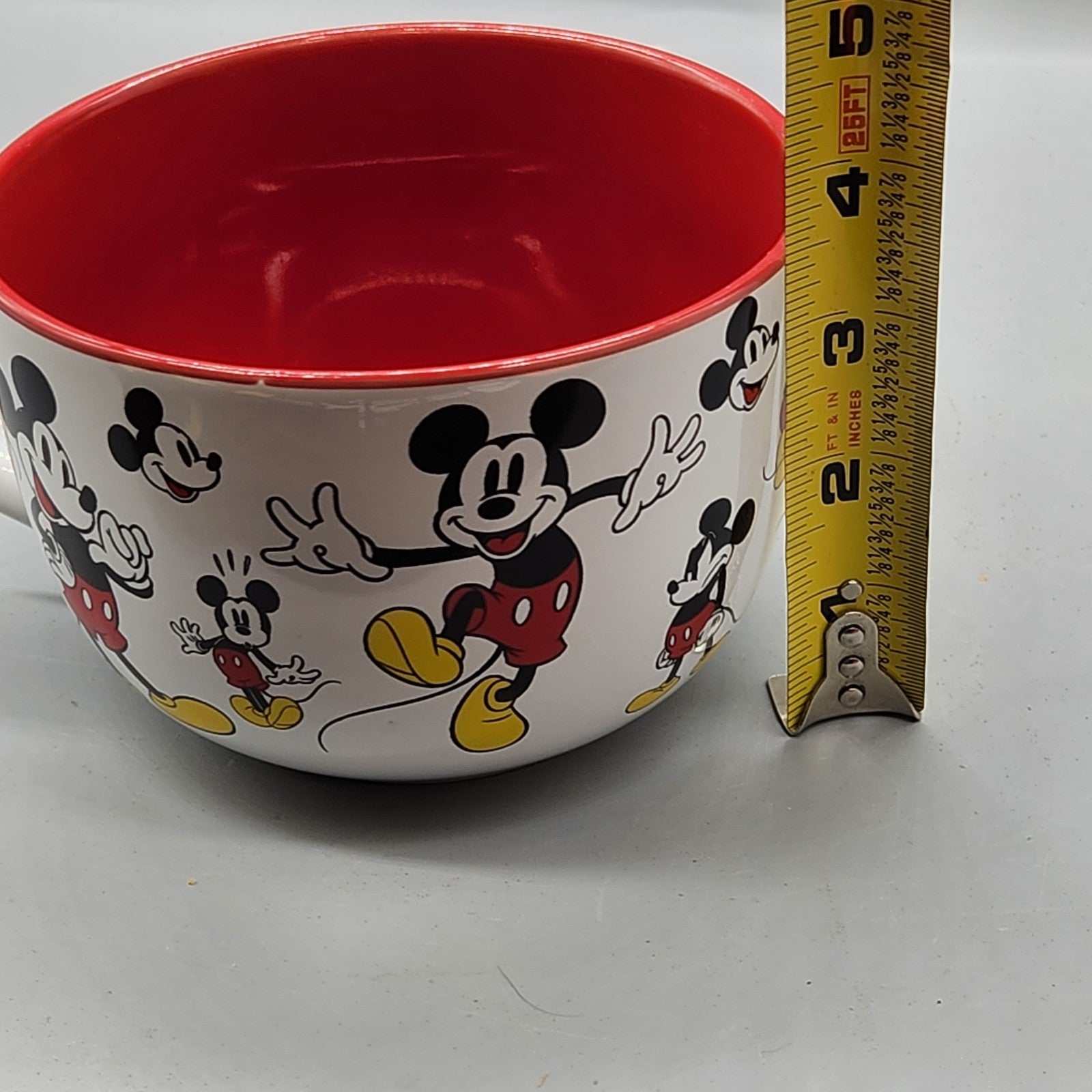 Disney Mickey Mouse Oversized Soup Mug  Big Coffee Cup Zrike