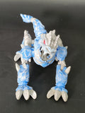 Blue Dragon Monster Action Figure 7in Plastic Toy Loose Red Eye Dinosaur
