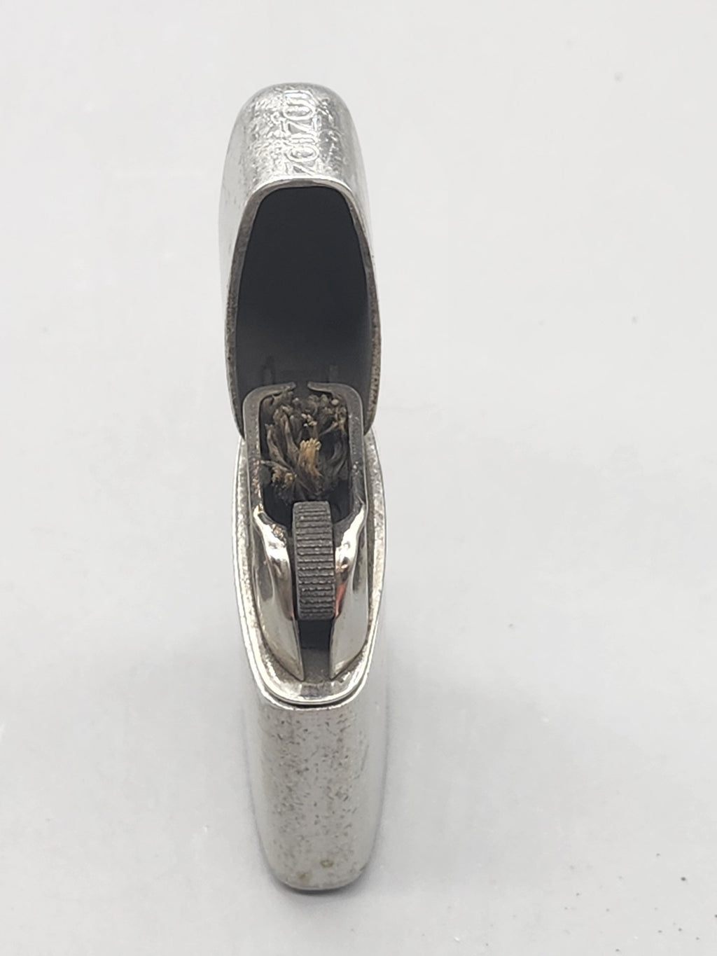 Vintage Ronson Typhoon Windproof Petrol Lighter Hong Kong British Empire