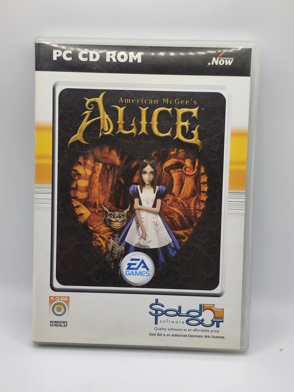 American McGee's Alice PC Windows Game 2 Disc CD-ROM EA Sold Out 2000 Action