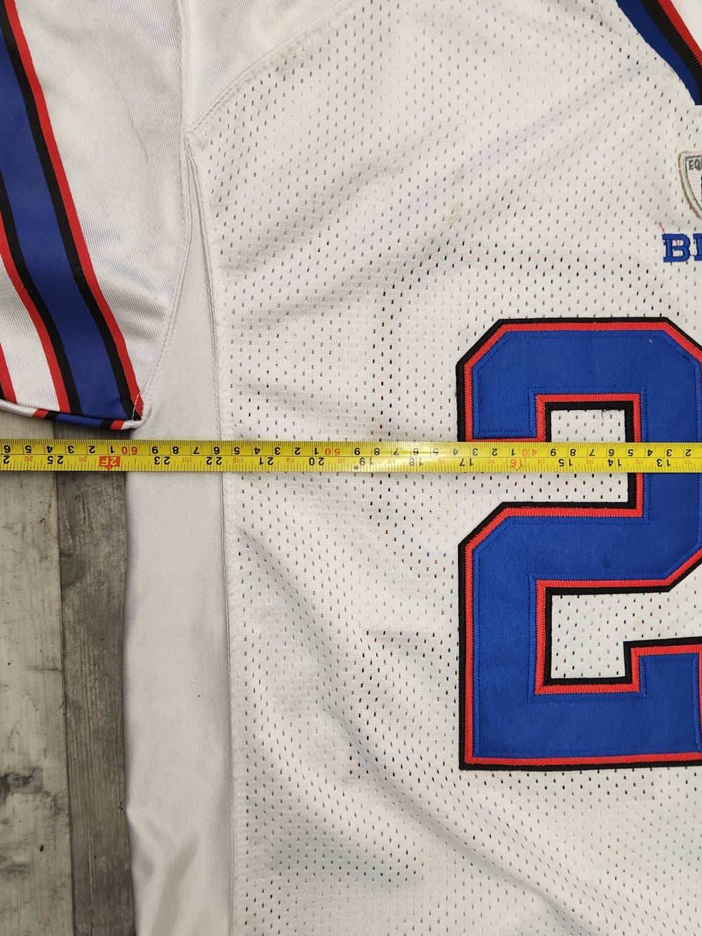 Signed Fred Jackson Buffalo Bills Reebok On Field Jersey Size 50 White NFL