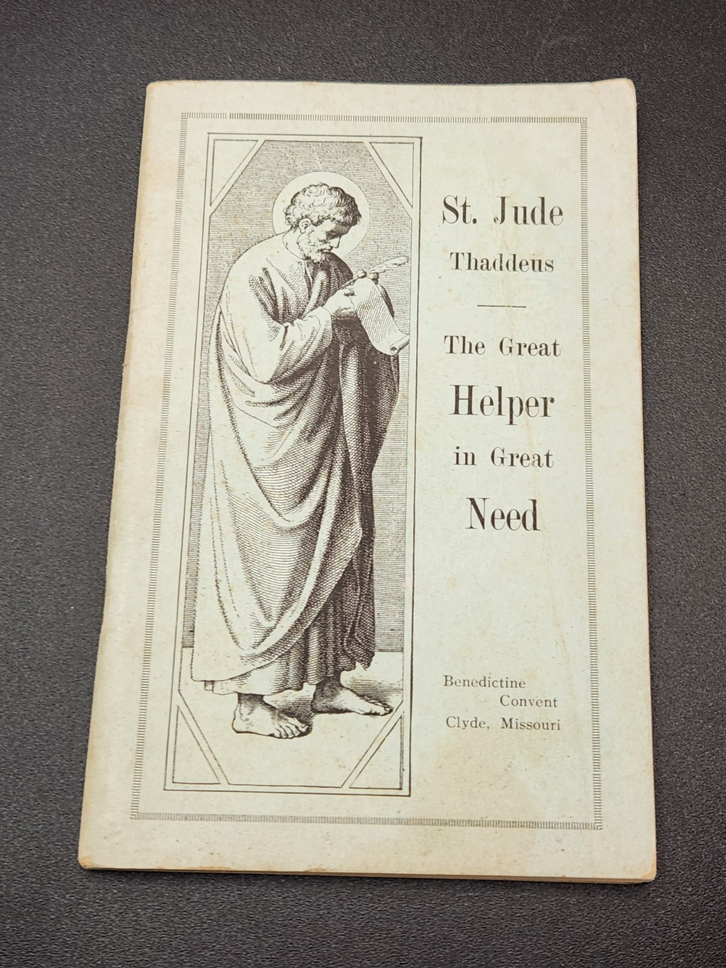 Vintage St Jude Thaddeus Helper In Great Need Catholic Prayer Pamphlet Saint...