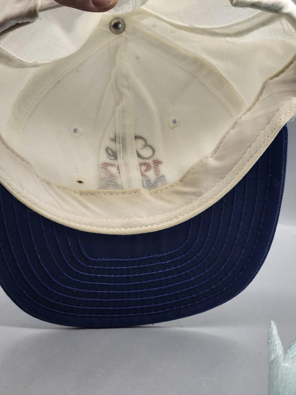 Vintage 1992 NBA Finals Hat Cap Snap Back White Blue NBA Basketball USA Mens
