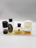 Vintage Perfume Bottle Lot Ciao Lanvin Arpege Opium Great Perfumes 4 Pc