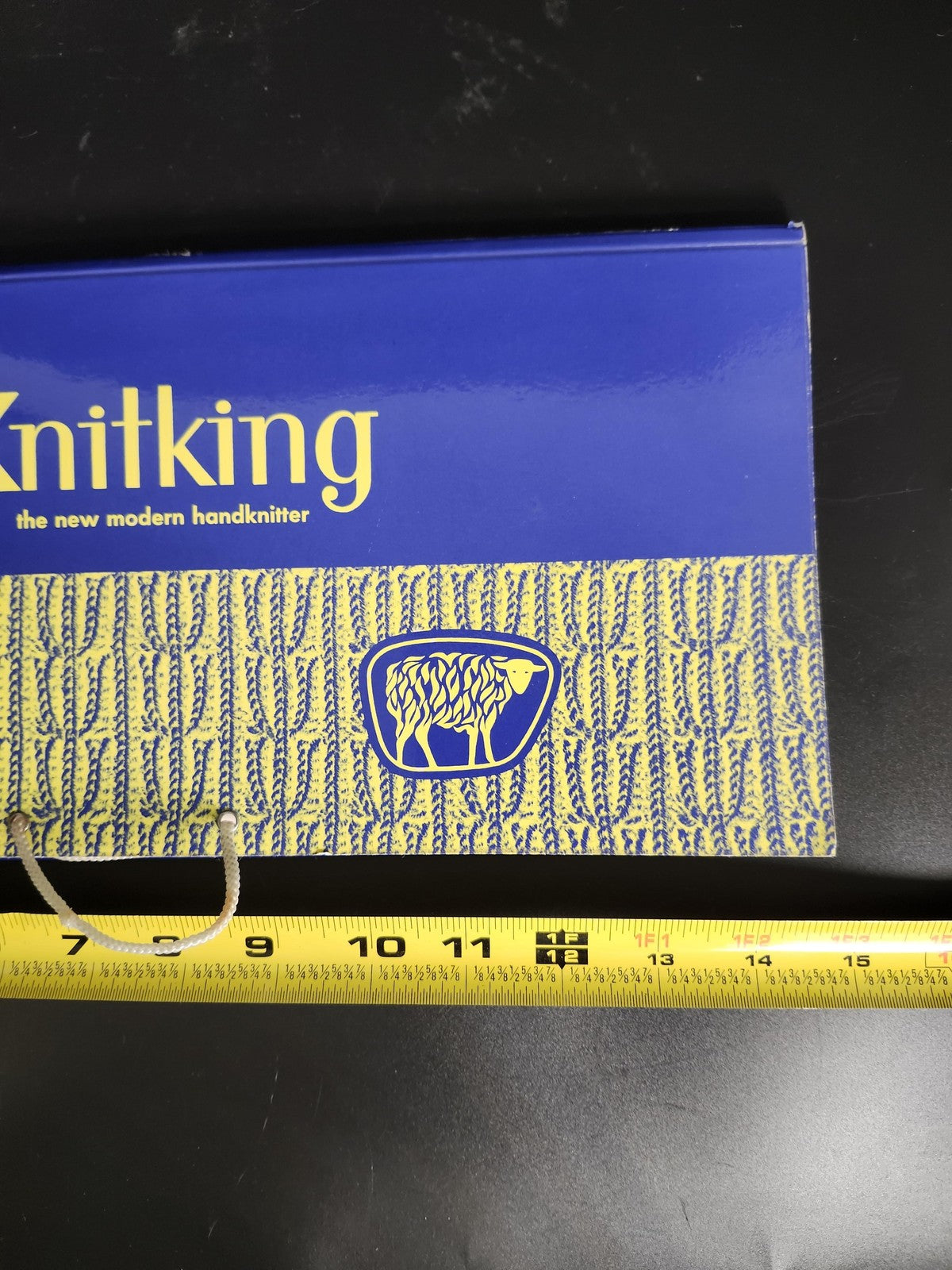 Vintage Knitking Yarns From Around The World Sample Swatch Multicolor Card Chart