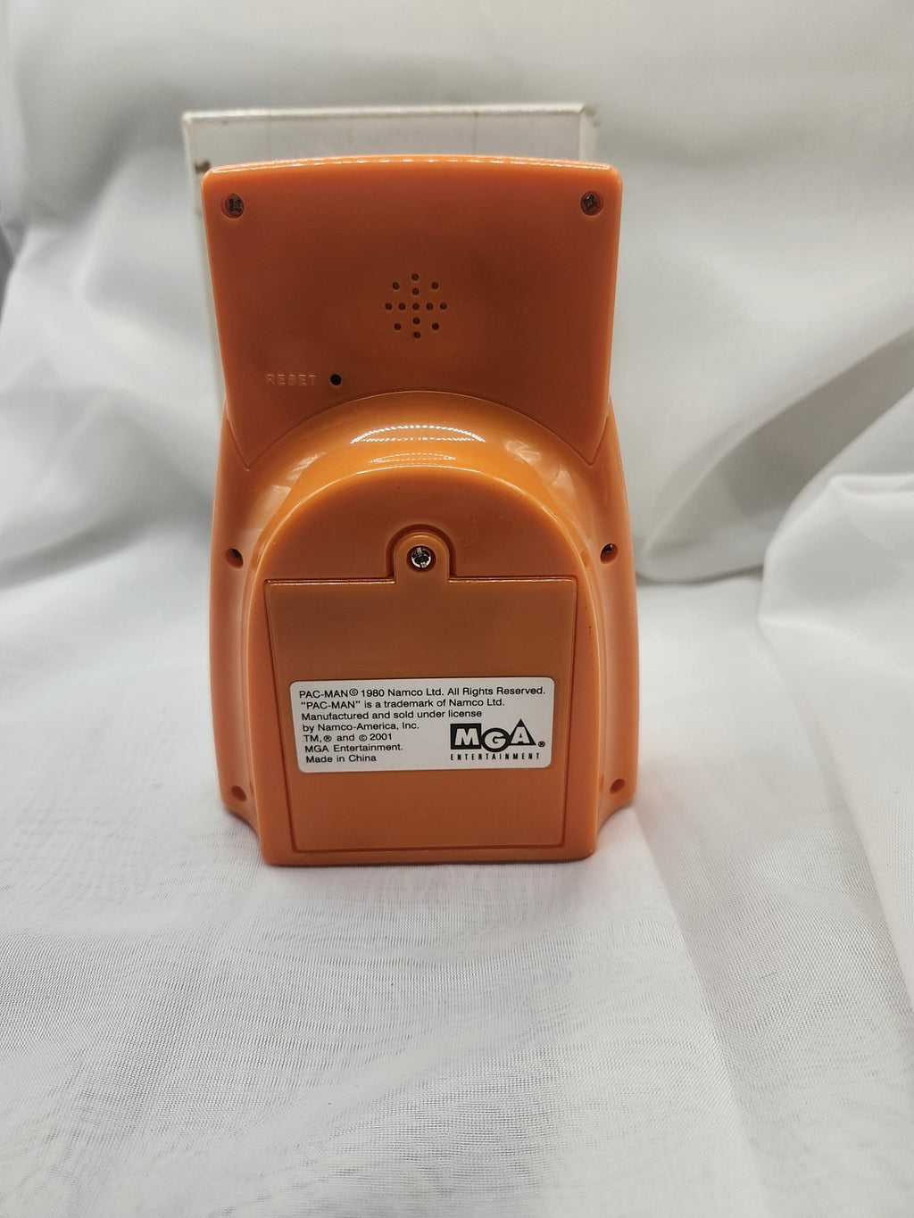 Vintage 2001 MGA Entertainment Pac-Man Classic Arcade Handheld Game Orange Toy