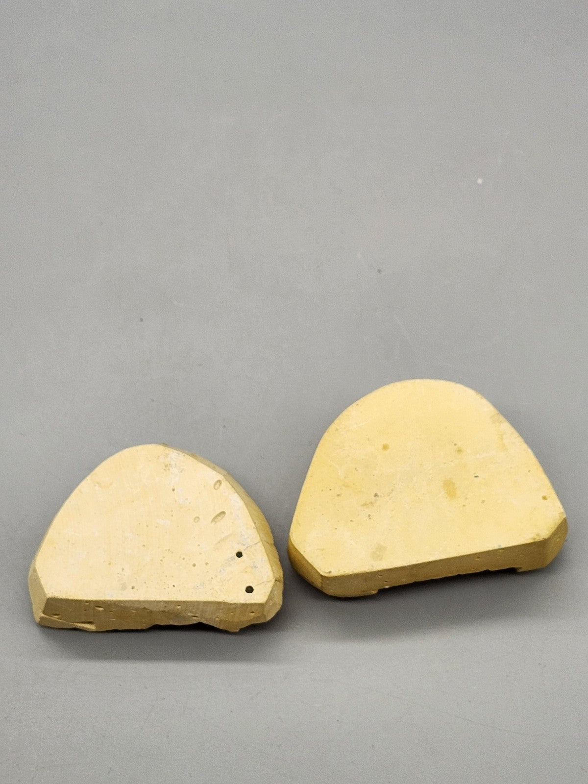Plaster Dental Typodont Teeth Model Jaw Cast Upper Lower Yellow Teaching Study