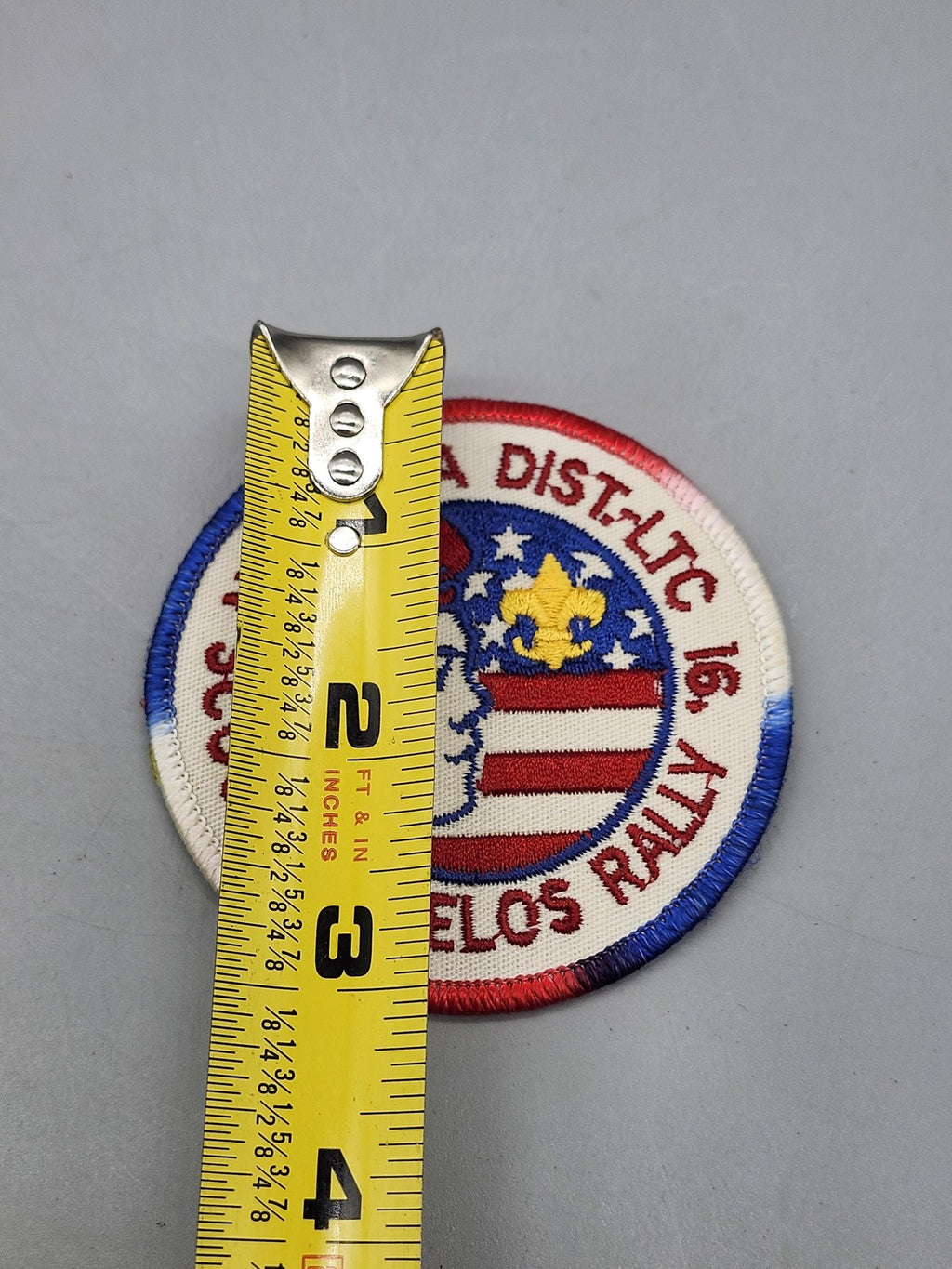 Vintage Niagara Dist-LTC Webelos Rally Patch Round Red White Blue Boy Scouts
