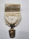 Vintage 1949 SPWA Track Field Medal Ribbon Auburn NY High Jump Athletics Event