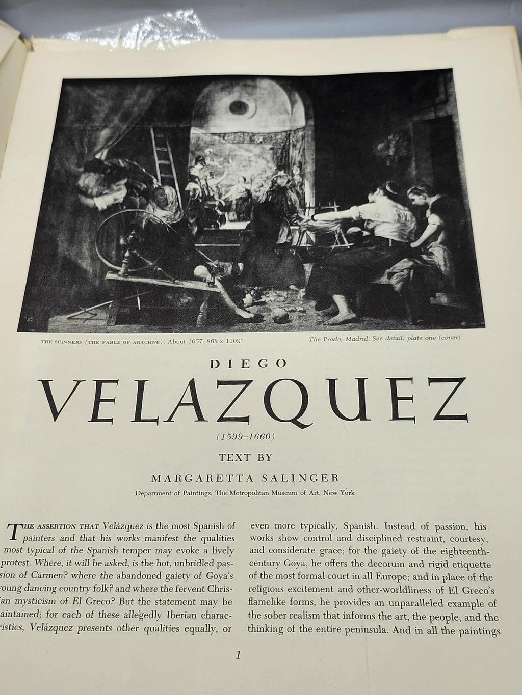 Vintage Velazquez Diego Velazquez Margaretta Salinger PB 16 Art Prints 1954 USA