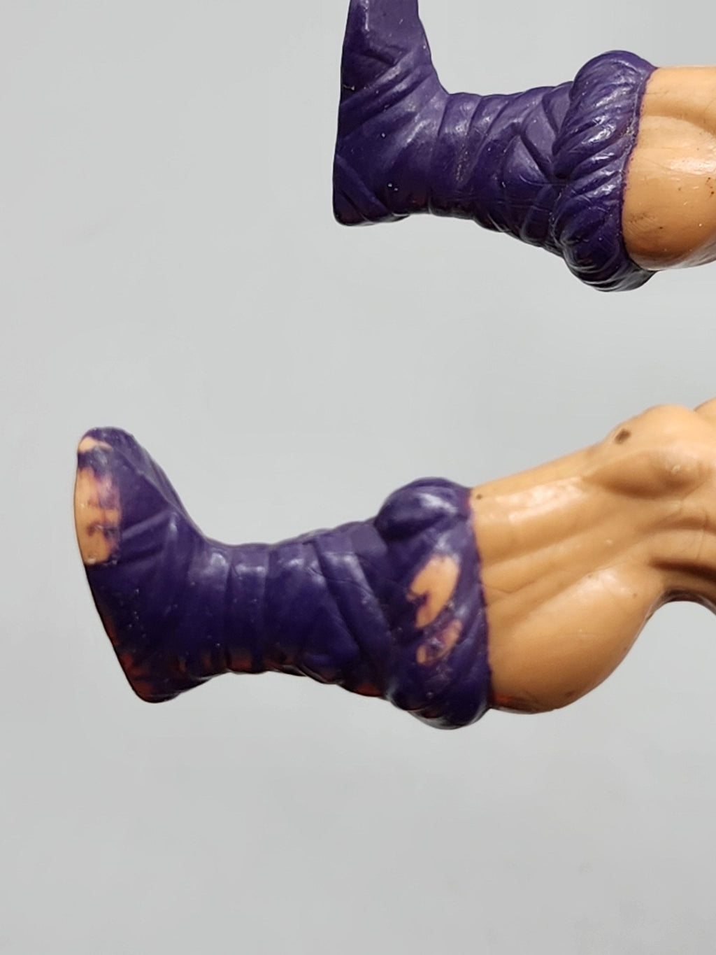 Vintage Masters Of Universe Fisto 6in Action Figure Mattel Loose Purple Boots