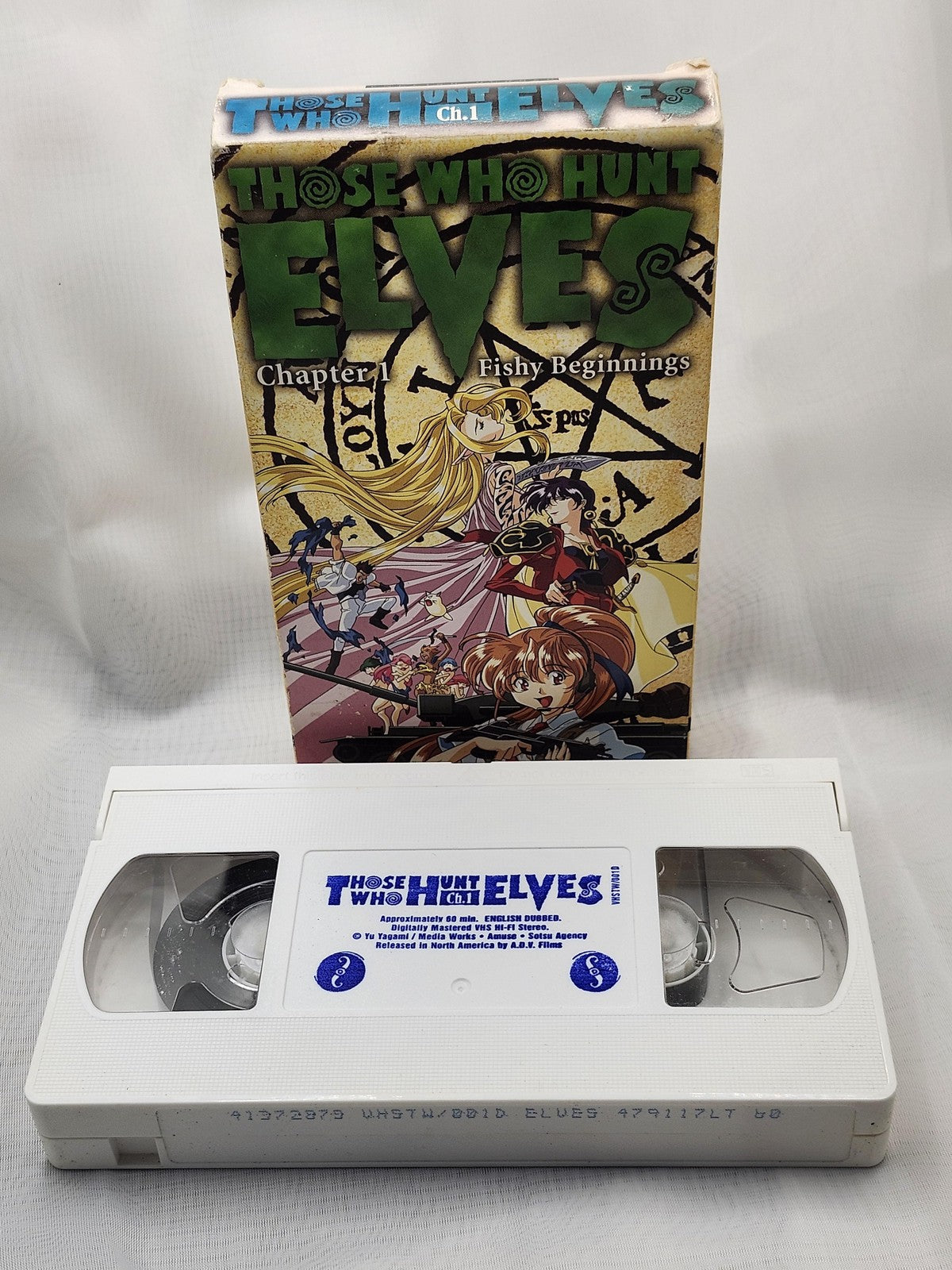 Vintage Those Who Hunt Elves Ch.1 Fishy Beginnings ER Anime VHS ADV English Dub