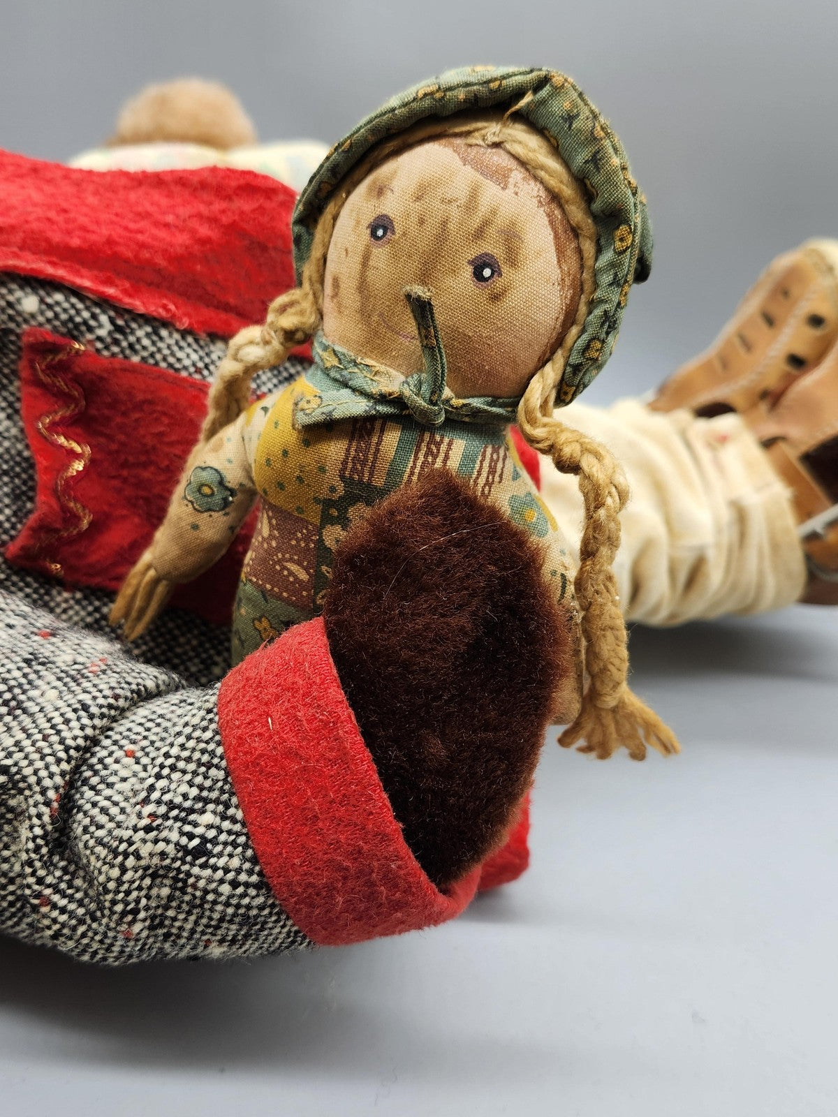 Vintage Boyds Bears Brown Teddy Bear Medium Dressed Plush Stuffed Toy Doll