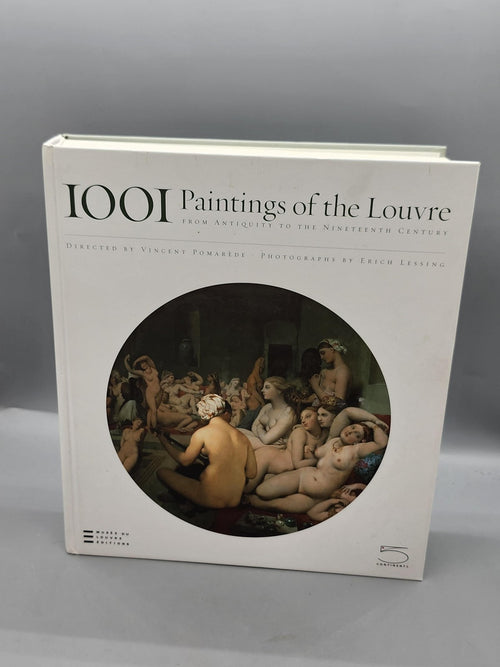 1001 Paintings Of The Louvre Pomarède Lessing 5 Continents HC White 2005 Italy