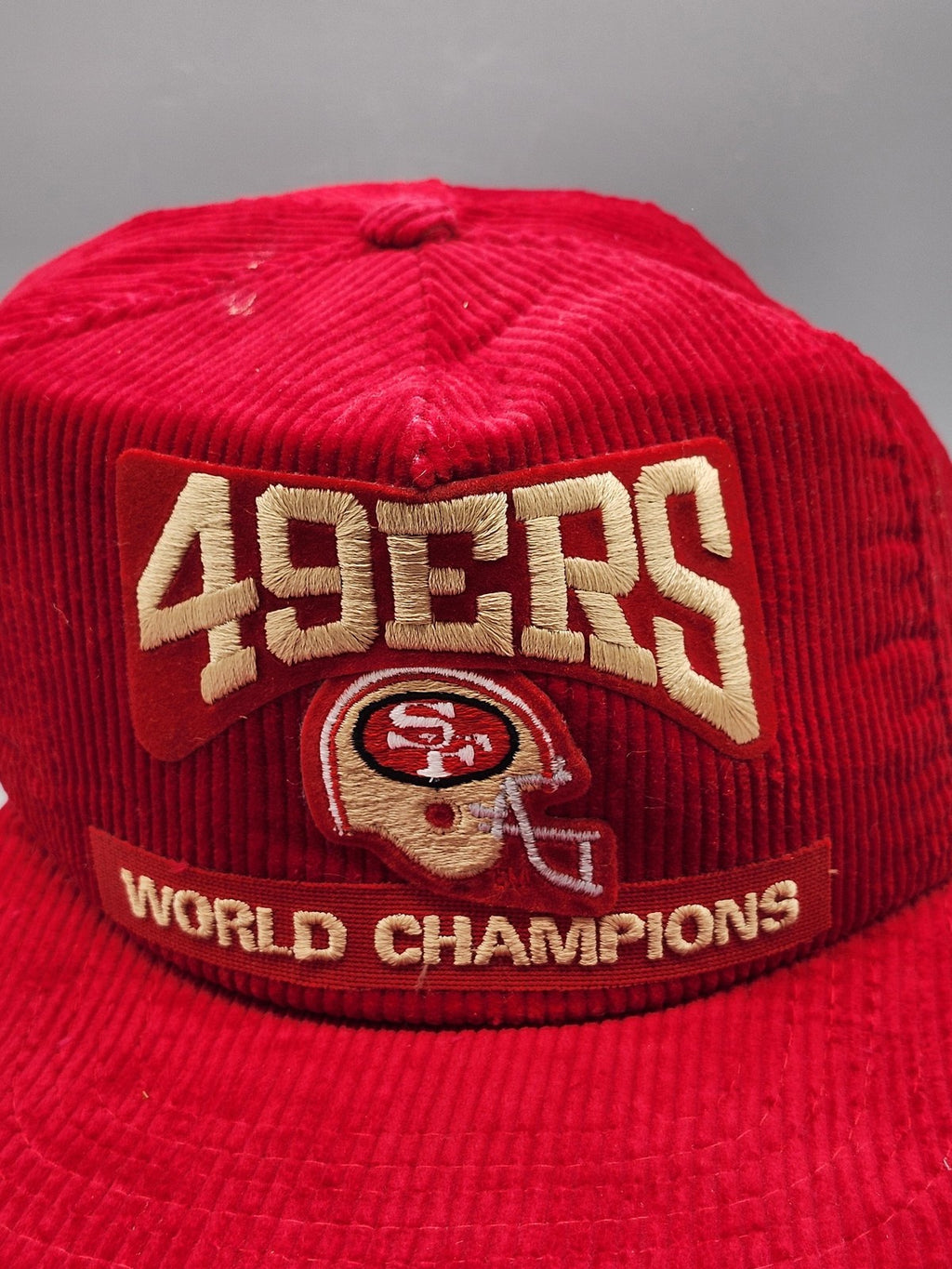 Vintage San Francisco 49ers Hat Cap Snap Back NFL Red One Size New Era Mens