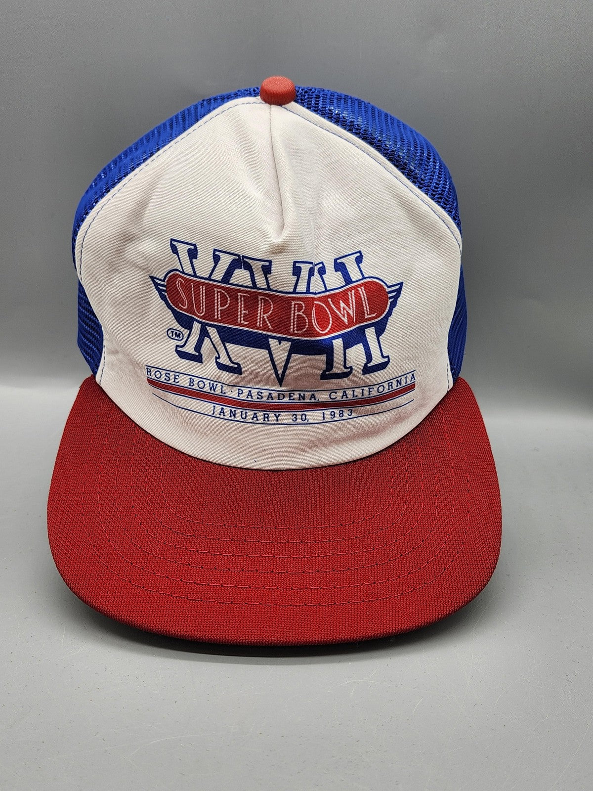 Vintage Super Bowl XVII Hat Cap Snap Back Mens One Size NFL Football New Era USA