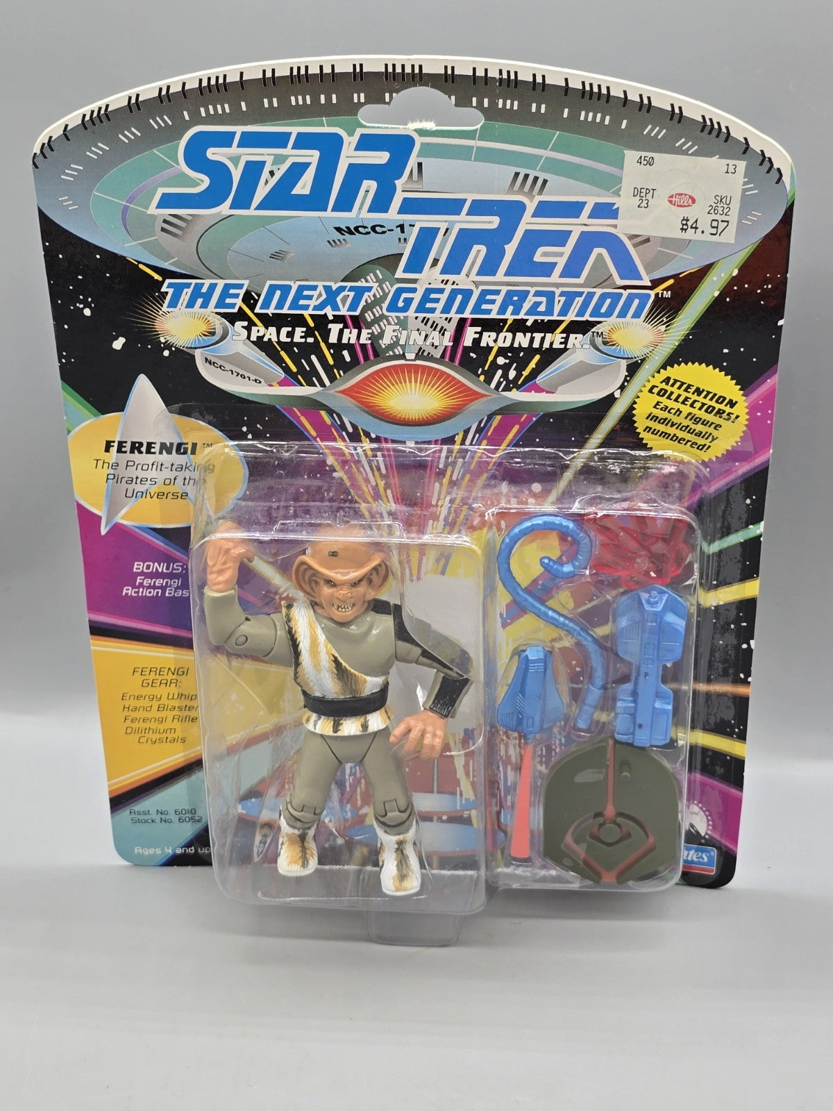 Star Trek TNG Ferengi Playmates 1993 Action Figure MOC Sealed