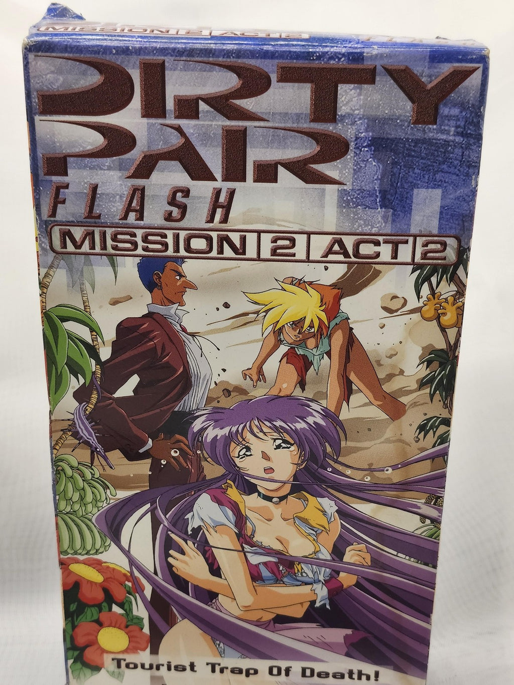 Dirty Pair Flash Mission 2 Act 2 VHS English Dubbed Anime Sci Fi Japan NTSC