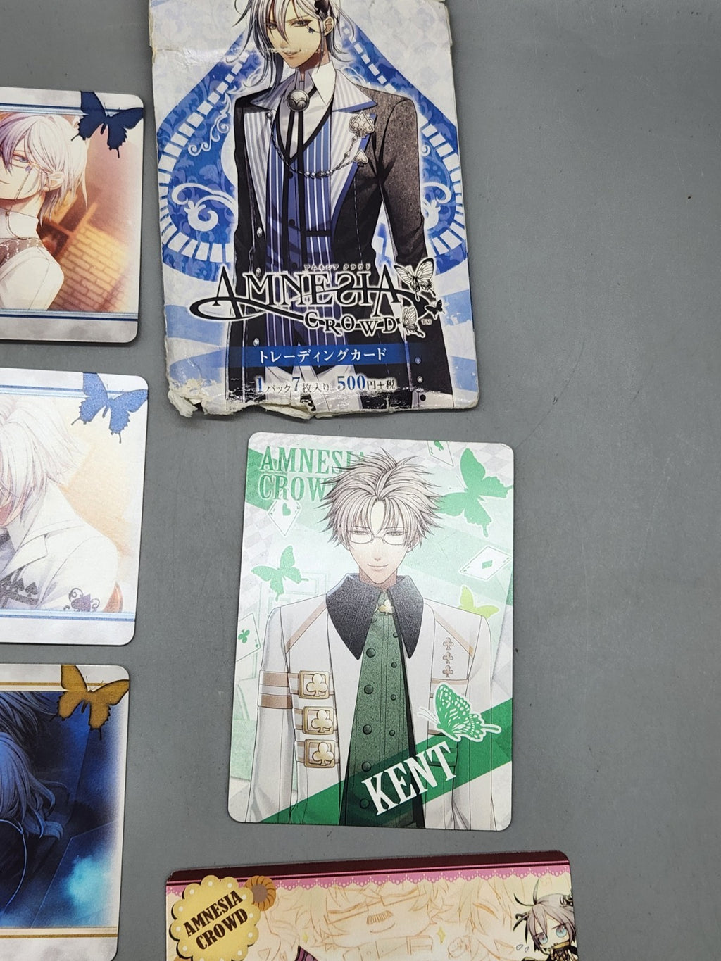 Amnesia Crowd Japanese Trading Card Lot Kent Anime Cards Promo Insert Cards...