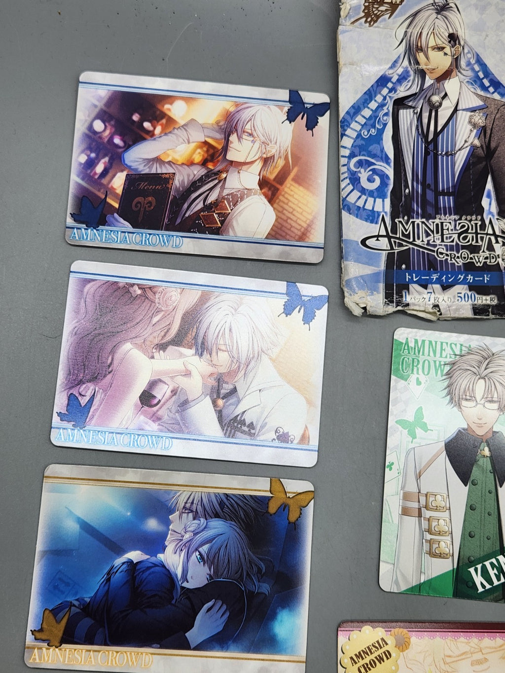 Amnesia Crowd Japanese Trading Card Lot Kent Anime Cards Promo Insert Cards...