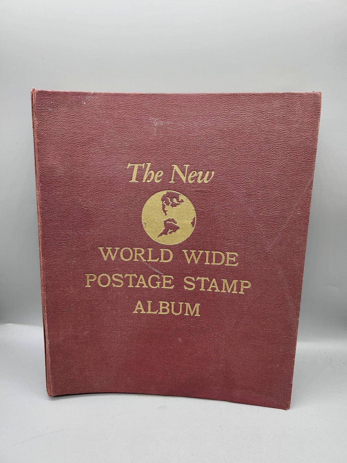 Vintage Minkus New World Wide Stamp Album Used Stamps Multicolor Collection