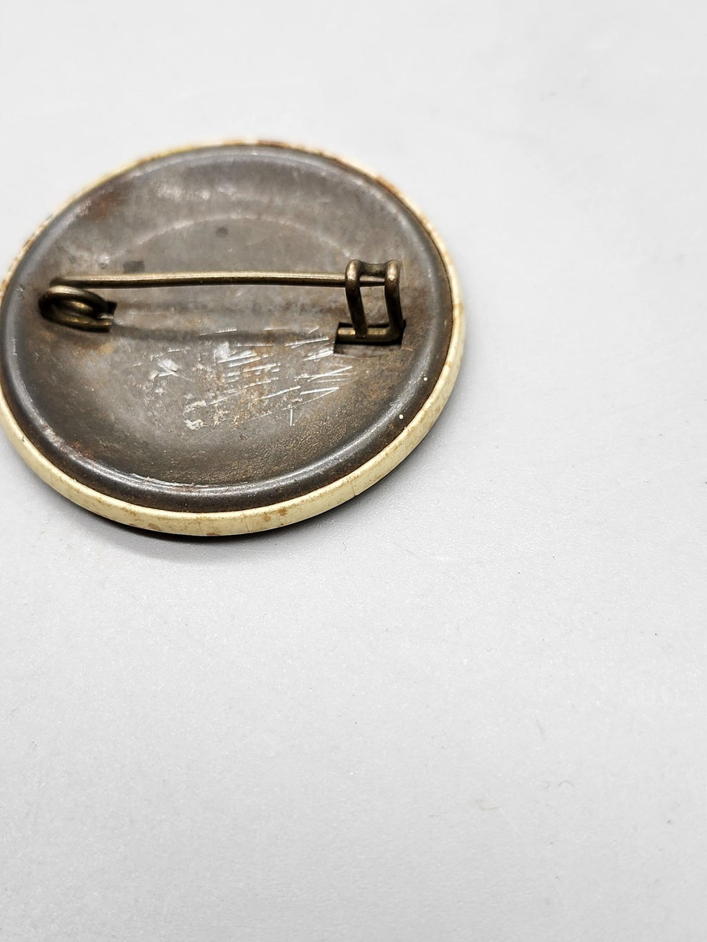 Vintage John W Cowper Co Employee Badge 2677 Pinback Button Number Lapel Metal