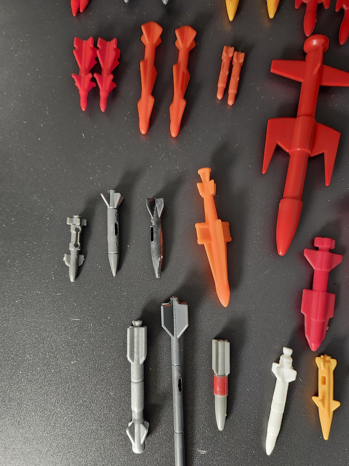 Gi Joe Action Figure Accessories Mixed Lot Missiles Bombs Plastic Toy Loose