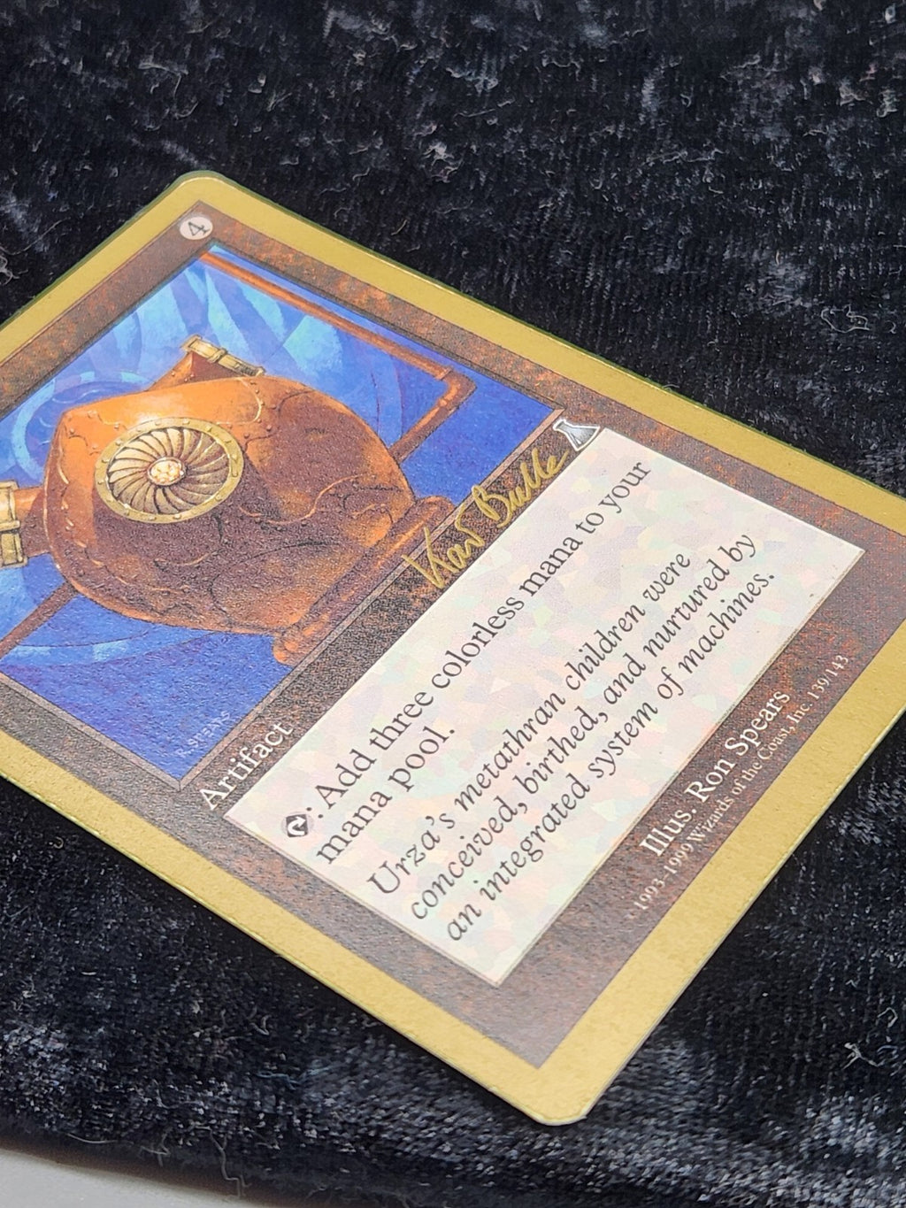 MTG Thran Dynamo 1999 World Championships Tokyo Ron Spears Artifact Card